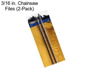 3/16 in. Chainsaw Files (2-Pack)