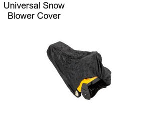 Universal Snow Blower Cover