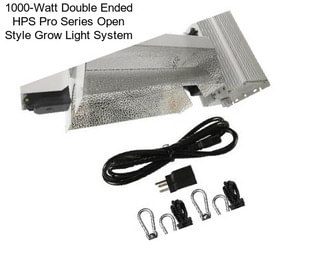 1000-Watt Double Ended HPS Pro Series Open Style Grow Light System