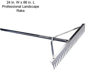 24 in. W x 66 in. L Professional Landscape Rake