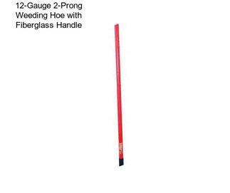 12-Gauge 2-Prong Weeding Hoe with Fiberglass Handle