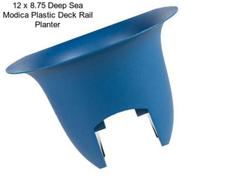 12 x 8.75 Deep Sea Modica Plastic Deck Rail Planter