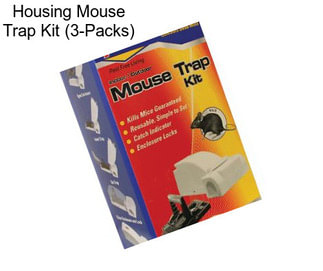 Housing Mouse Trap Kit (3-Packs)