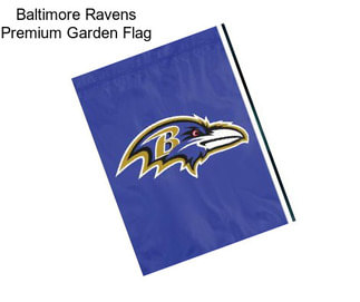 Baltimore Ravens Premium Garden Flag