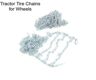 Tractor Tire Chains for Wheels
