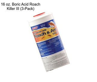 16 oz. Boric Acid Roach Killer III (3-Pack)