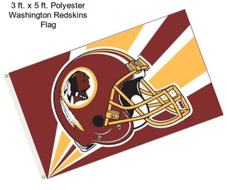 3 ft. x 5 ft. Polyester Washington Redskins Flag