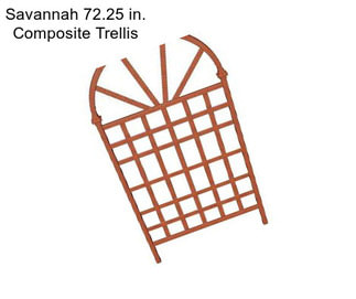 Savannah 72.25 in. Composite Trellis