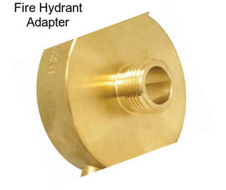 Fire Hydrant Adapter