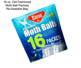 16 oz. Old Fashioned Moth Ball Packets Re-Sealable Bag