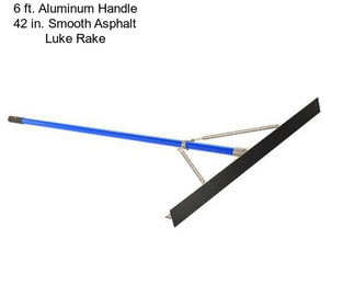 6 ft. Aluminum Handle 42 in. Smooth Asphalt Luke Rake