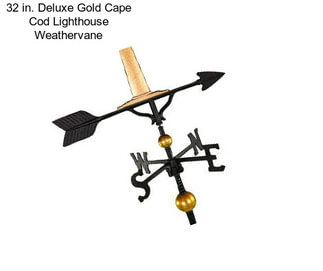32 in. Deluxe Gold Cape Cod Lighthouse Weathervane