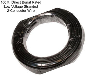 100 ft. Direct Burial Rated Low Voltage Stranded 2-Conductor Wire