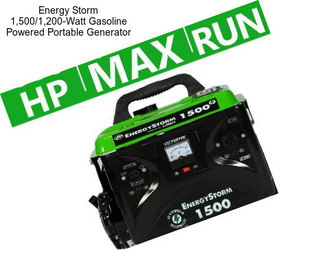 Energy Storm 1,500/1,200-Watt Gasoline Powered Portable Generator
