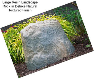 Large Resin Landscape Rock in Deluxe Natural Textured Finish