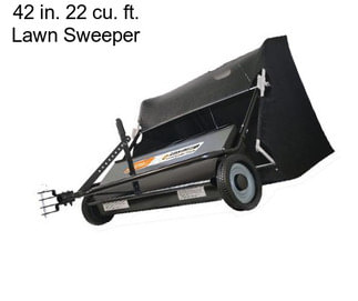 42 in. 22 cu. ft. Lawn Sweeper