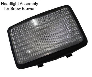 Headlight Assembly for Snow Blower