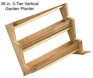 36 in. 3-Tier Vertical Garden Planter