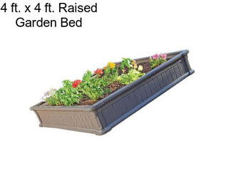 4 ft. x 4 ft. Raised Garden Bed