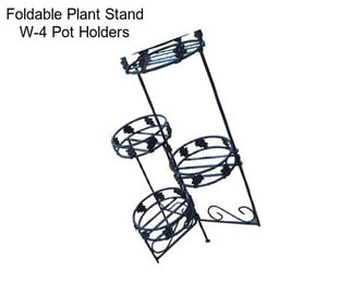 Foldable Plant Stand W-4 Pot Holders