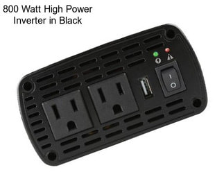 800 Watt High Power Inverter in Black