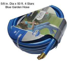 5/8 in. Dia x 50 ft. 4 Stars Blue Garden Hose