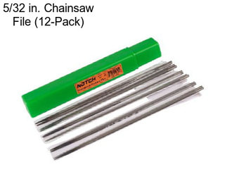 5/32 in. Chainsaw File (12-Pack)