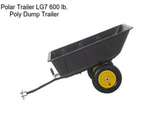 Polar Trailer LG7 600 lb. Poly Dump Trailer