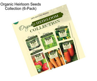 Organic Heirloom Seeds Collection (6-Pack)