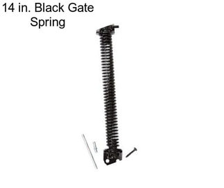 14 in. Black Gate Spring