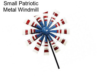 Small Patriotic Metal Windmill