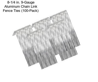 8-1/4 in. 9-Gauge Aluminum Chain Link Fence Ties (100-Pack)