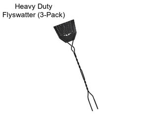 Heavy Duty Flyswatter (3-Pack)