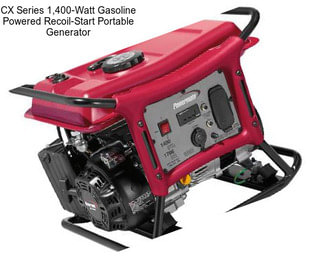 CX Series 1,400-Watt Gasoline Powered Recoil-Start Portable Generator