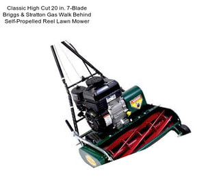 Classic High Cut 20 in. 7-Blade Briggs & Stratton Gas Walk Behind Self-Propelled Reel Lawn Mower