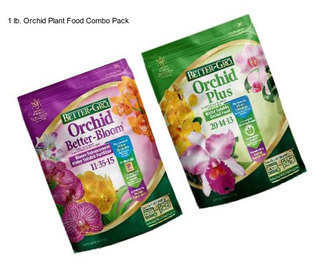 1 lb. Orchid Plant Food Combo Pack