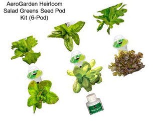 AeroGarden Heirloom Salad Greens Seed Pod Kit (6-Pod)