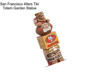 San Francisco 49ers Tiki Totem Garden Statue