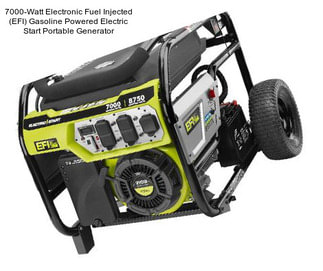 7000-Watt Electronic Fuel Injected (EFI) Gasoline Powered Electric Start Portable Generator