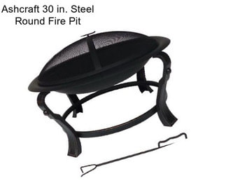 Ashcraft 30 in. Steel Round Fire Pit