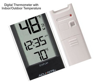 Digital Thermometer with Indoor/Outdoor Temperature