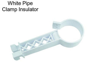 White Pipe Clamp Insulator