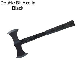 Double Bit Axe in Black