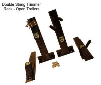 Double String Trimmer Rack - Open Trailers