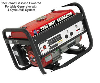 2500-Watt Gasoline Powered Portable Generator with 4-Cycle AVR System