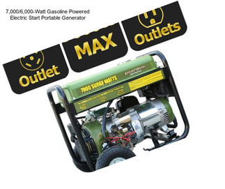 7,000/6,000-Watt Gasoline Powered Electric Start Portable Generator
