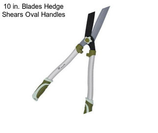 10 in. Blades Hedge Shears Oval Handles