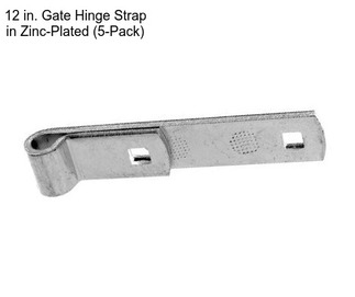 12 in. Gate Hinge Strap in Zinc-Plated (5-Pack)