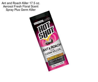 Ant and Roach Killer 17.5 oz. Aerosol Fresh Floral Scent Spray Plus Germ Killer