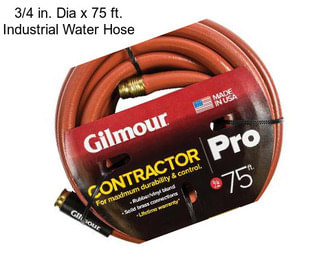 3/4 in. Dia x 75 ft. Industrial Water Hose